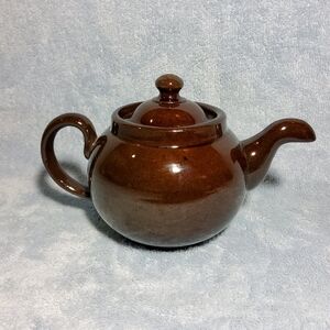Vintage ALB Alcock Lindley Bloore Brown Betty Teapot Dripless Downspout England